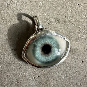 Sterling Silver Eye 👁️ Pendant by Eyeba